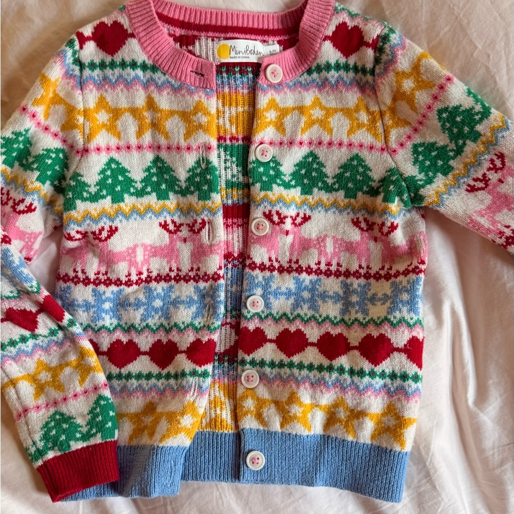 Colorful Kids Cardigan Sweater